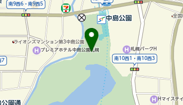 札幌市こども人形劇場こぐま座の地図画像