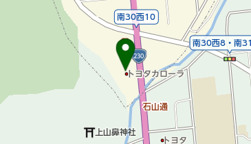 トヨタカローラ札幌株式会社 ジョイック藻岩の地図画像