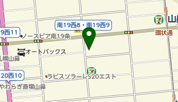 安全自動車株式会社札幌支店の地図画像