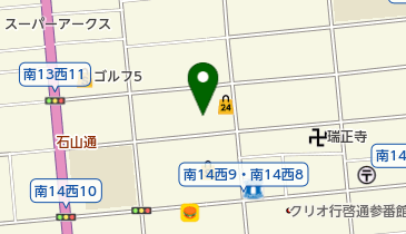誓願寺の地図画像