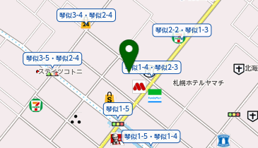 株式会社北海道建築総合研究所の地図画像