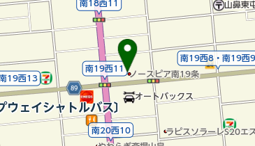 ピザハット 山鼻店の地図画像