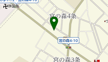 宮の森アニマルホスピタルの地図画像