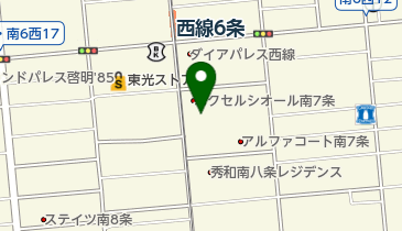 美容室K.Tの地図画像