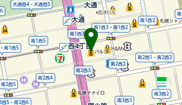 DIESEL札幌の地図画像