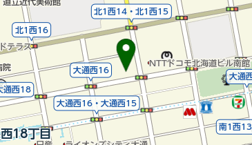 北海立地株式会社の地図画像