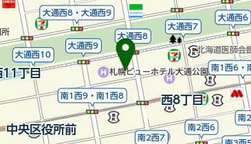 朝日生命保険相互会社札幌支社の地図画像