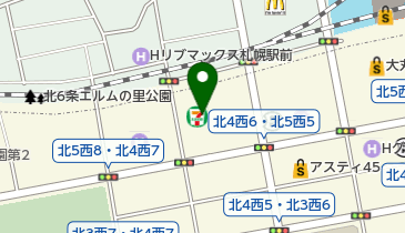 明治安田生命保険相互会社北海道公法人部の地図画像