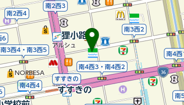 中山ミシン商事株式会社の地図画像