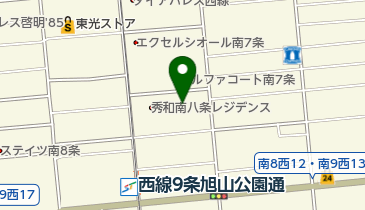 チバ化粧品の地図画像