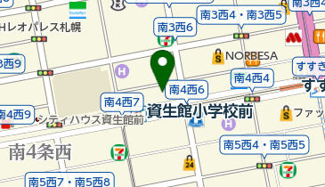 富田理容室の地図画像