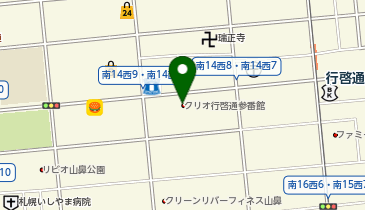 ストロベリーコーンズ・ナポリの窯行啓通店の地図画像