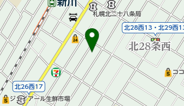 ティアラ札幌の地図画像