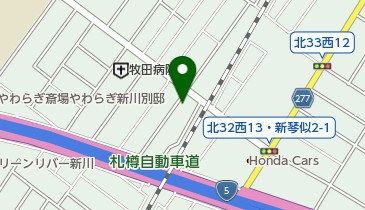 白十字株式会社札幌営業所の地図画像