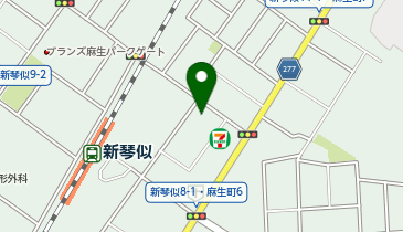 グループホームとらいあんぐるJOYの地図画像