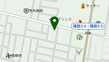 岩盤浴クローバーの地図画像