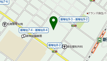 新琴似神社の地図画像