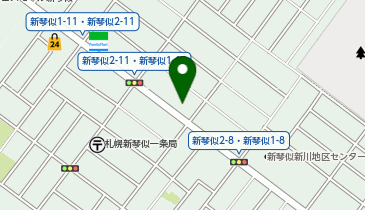 札幌海鮮丸 札幌海鮮丸新琴似店の地図画像
