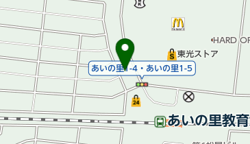 あいの里整骨院・鍼灸院の地図画像