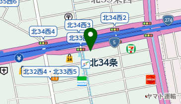 札幌北らくらく館の地図画像