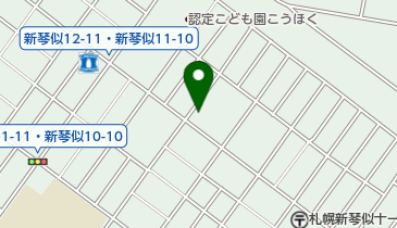 ピザーラ新琴似店の地図画像