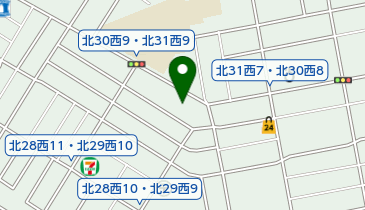 きたさっぽろ動物病院の地図画像