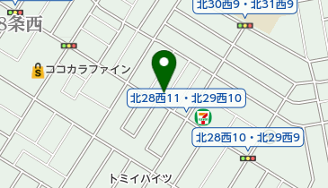 ヘアーマジックの地図画像