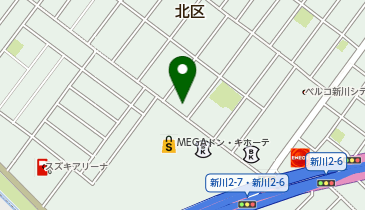 有限会社米倶楽部新川店の地図画像