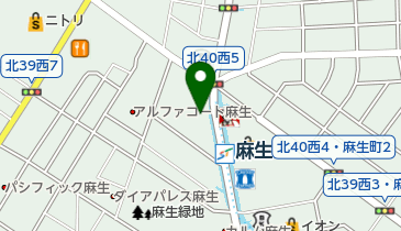 石狩霊園麻生案内所の地図画像