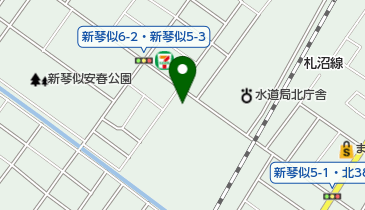 エリム薬局新琴似店の地図画像