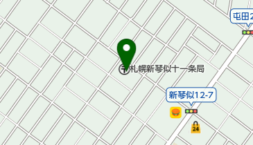 ヘアーサロンしみずの地図画像