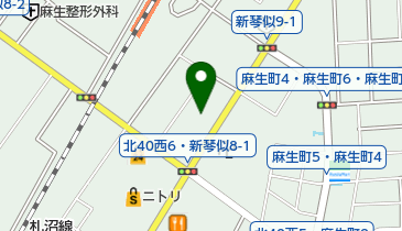 理容室サリューの地図画像