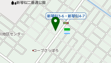 札幌中野冷機株式会社の地図画像