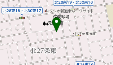 元村公園会館の地図画像