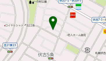 財団法人伏古記念会館の地図画像