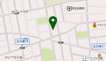 元町北27条会館の地図画像