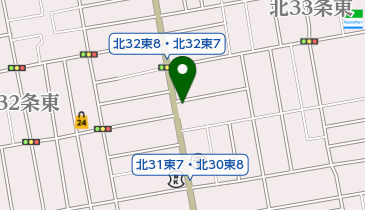 矢原金物店の地図画像