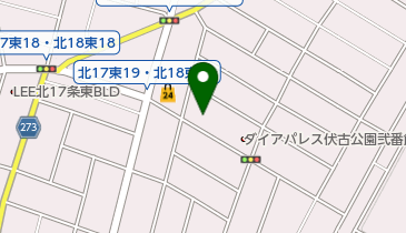 株式会社なとり札幌営業所の地図画像