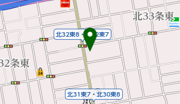 スーパーカットエダナミ北32条店の地図画像