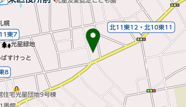 金光教札幌北教会の地図画像