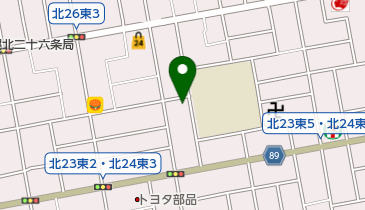 札幌東子ども劇場の地図画像