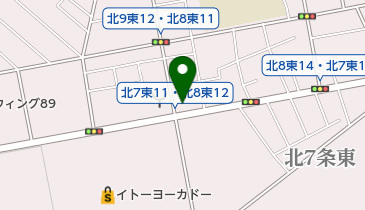 セブンデンタルラボの地図画像