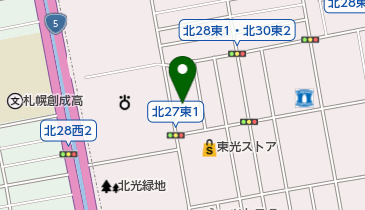 自販連札幌支部証紙売さばき所の地図画像