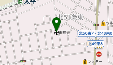 東禅寺の地図画像
