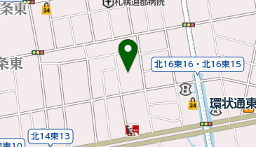 札幌村神社の地図画像