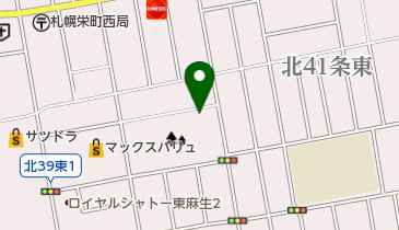 株式会社こもりコーポレーション札幌営業所の地図画像
