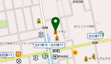 メガネのプリンス 栄町イオン店の地図画像