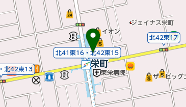 メイプル調剤薬局栄町店の地図画像