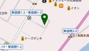 札幌市役所 都市局 東苗穂集会所の地図画像