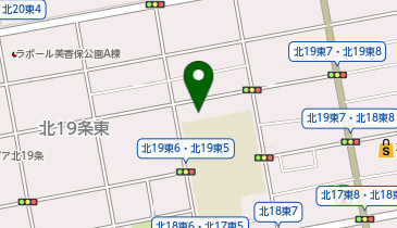 札幌市役所 保健福祉局 障がい保健福祉部 札幌市社会復帰センターの地図画像